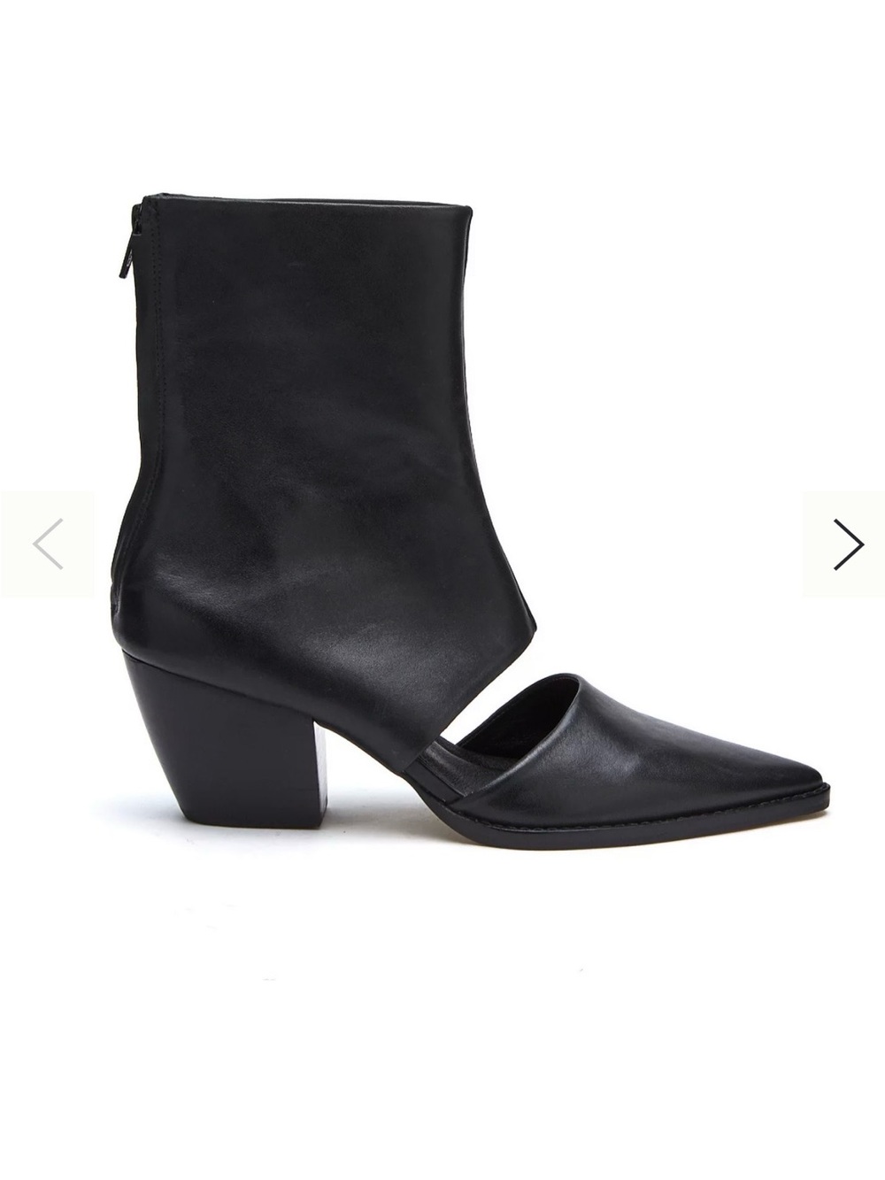 Black leather boot - Matisse Footwear Caroline Cut out Bootie. New without box.